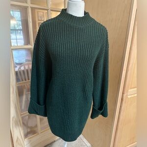 Isabel Maternity by Ingrid & Isabel Dark Green Turtleneck Sweater